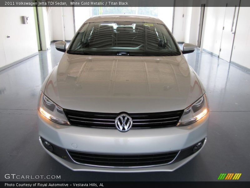 White Gold Metallic / Titan Black 2011 Volkswagen Jetta TDI Sedan