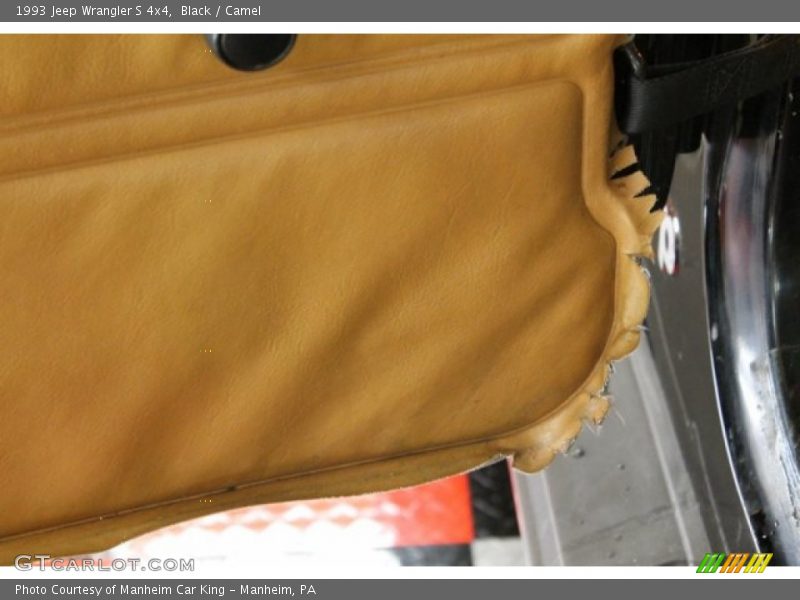 Black / Camel 1993 Jeep Wrangler S 4x4