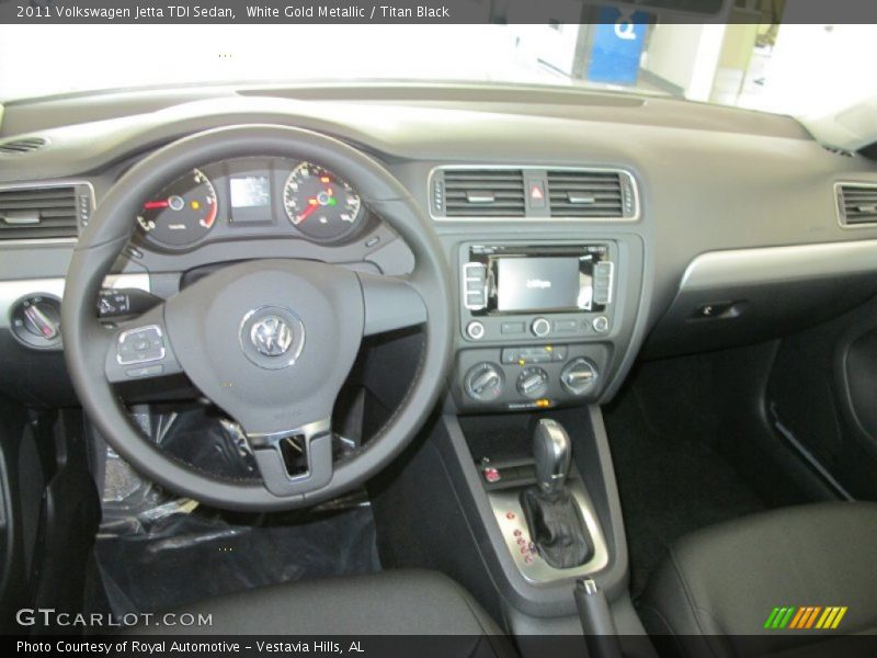 White Gold Metallic / Titan Black 2011 Volkswagen Jetta TDI Sedan