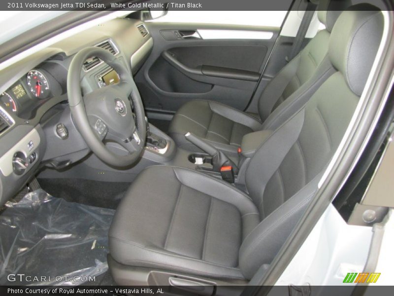 White Gold Metallic / Titan Black 2011 Volkswagen Jetta TDI Sedan