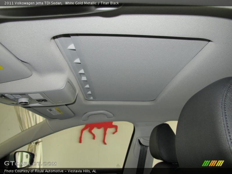 White Gold Metallic / Titan Black 2011 Volkswagen Jetta TDI Sedan