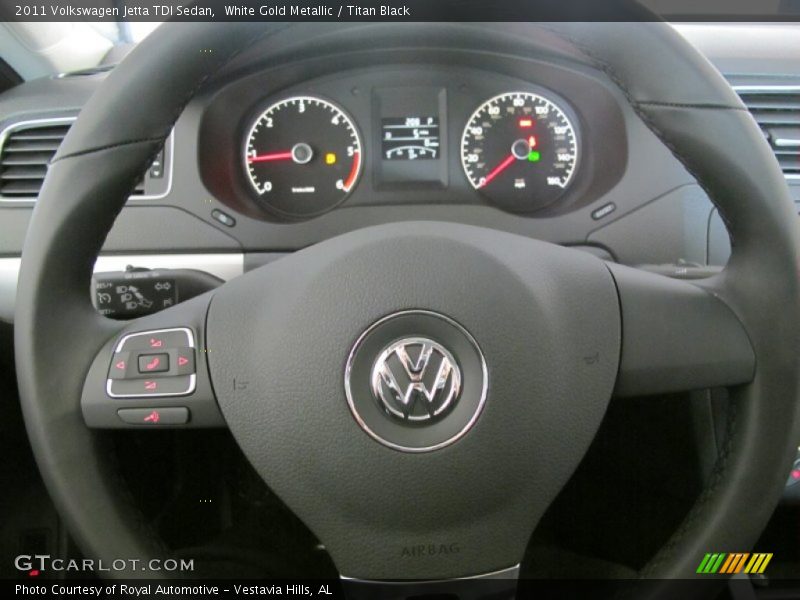 White Gold Metallic / Titan Black 2011 Volkswagen Jetta TDI Sedan