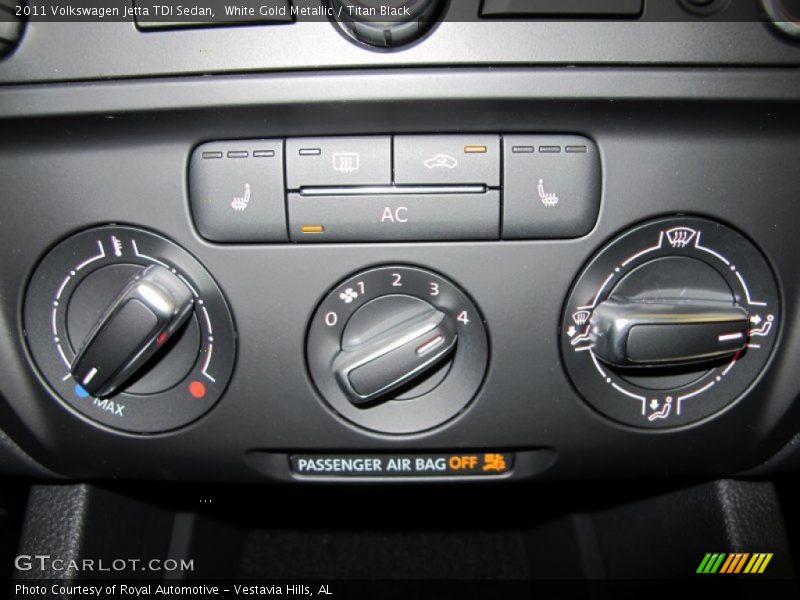 White Gold Metallic / Titan Black 2011 Volkswagen Jetta TDI Sedan
