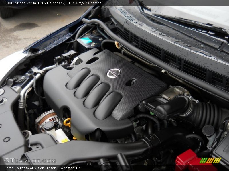 Blue Onyx / Charcoal 2008 Nissan Versa 1.8 S Hatchback