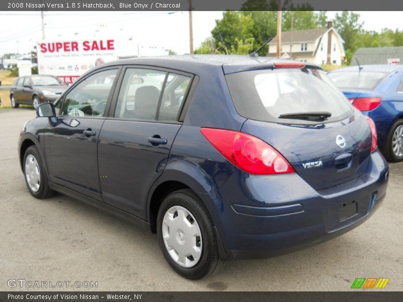 Blue Onyx / Charcoal 2008 Nissan Versa 1.8 S Hatchback
