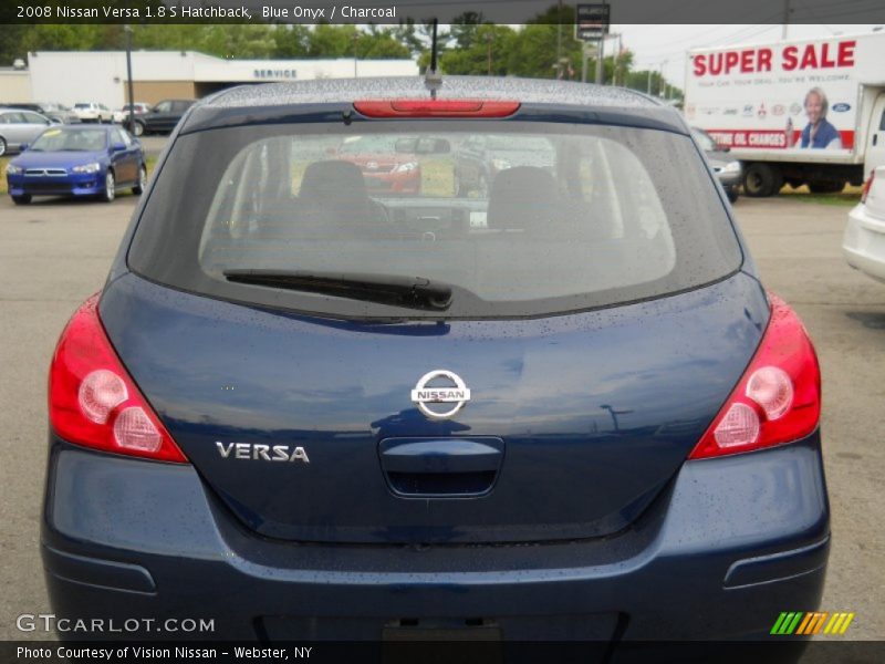Blue Onyx / Charcoal 2008 Nissan Versa 1.8 S Hatchback
