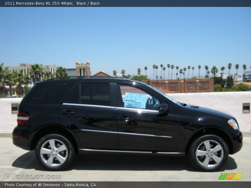 Black / Black 2011 Mercedes-Benz ML 350 4Matic