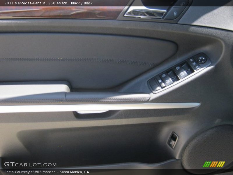 Black / Black 2011 Mercedes-Benz ML 350 4Matic