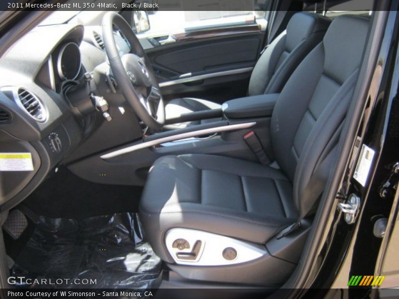 Black / Black 2011 Mercedes-Benz ML 350 4Matic