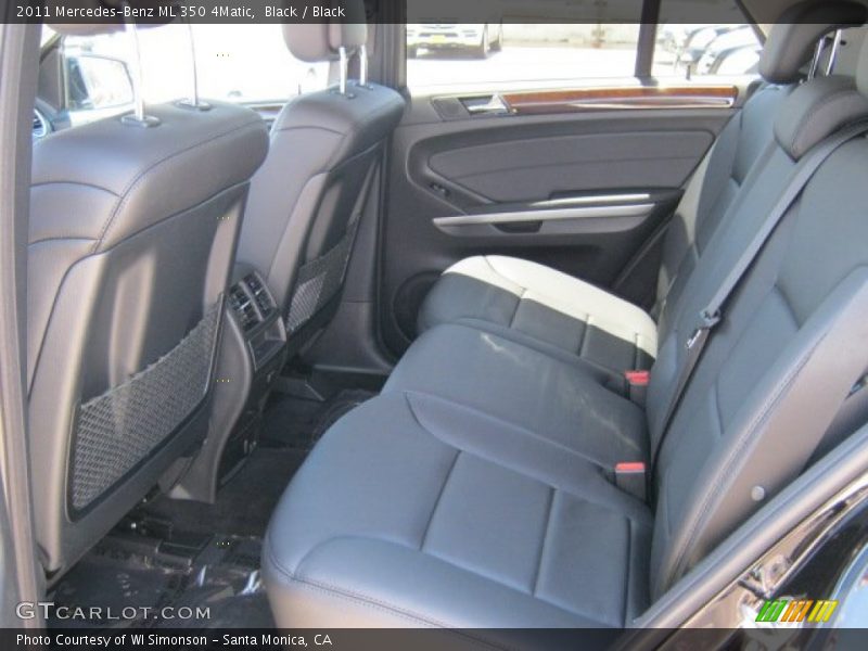 Black / Black 2011 Mercedes-Benz ML 350 4Matic