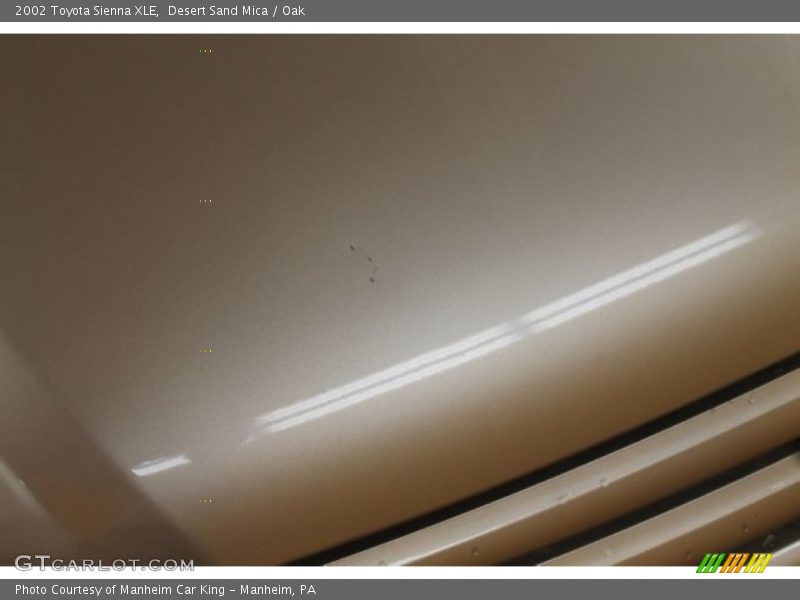 Desert Sand Mica / Oak 2002 Toyota Sienna XLE