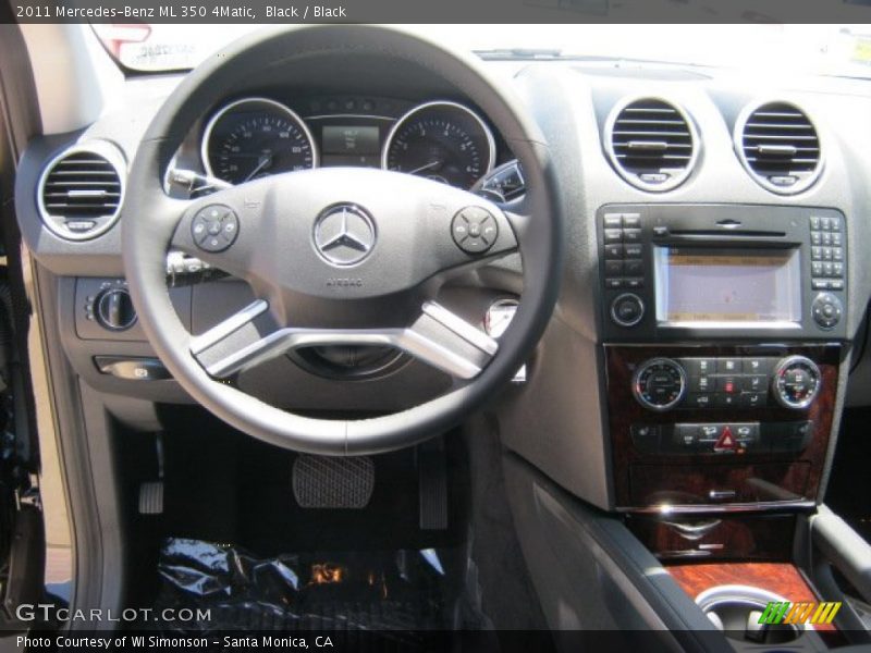 Black / Black 2011 Mercedes-Benz ML 350 4Matic
