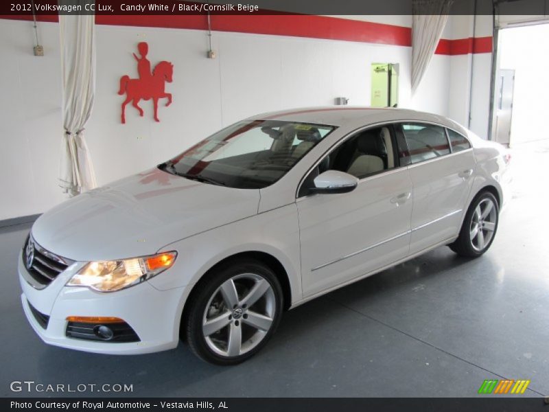 Candy White / Black/Cornsilk Beige 2012 Volkswagen CC Lux