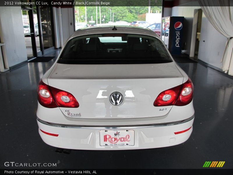 Candy White / Black/Cornsilk Beige 2012 Volkswagen CC Lux