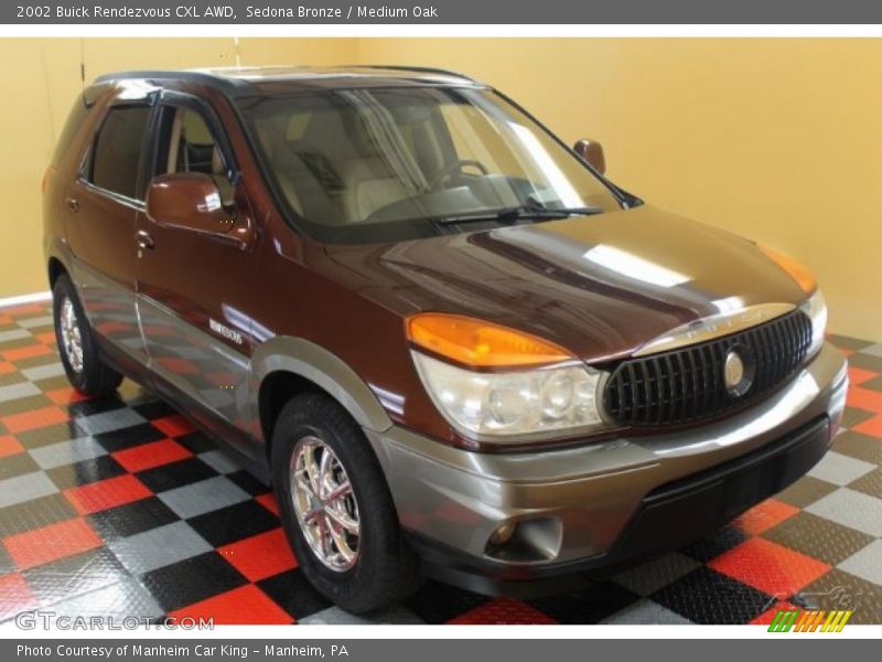 Sedona Bronze / Medium Oak 2002 Buick Rendezvous CXL AWD