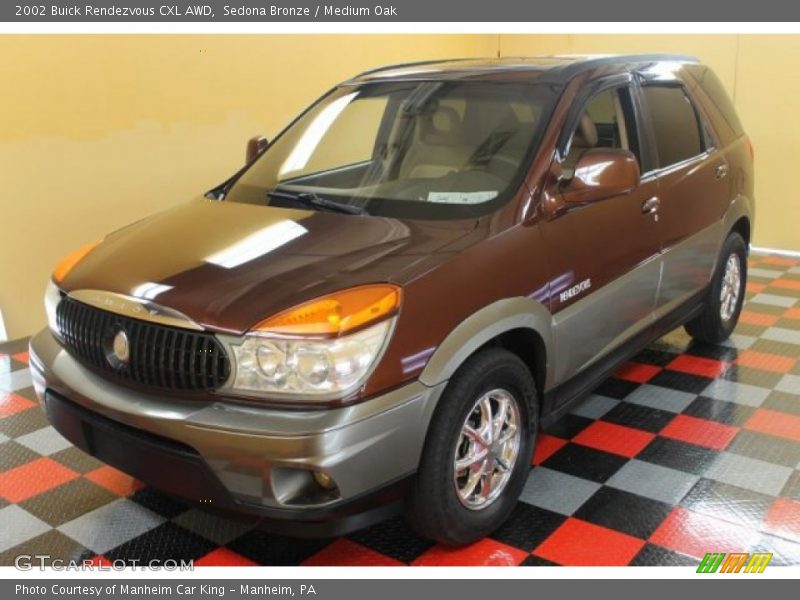 Sedona Bronze / Medium Oak 2002 Buick Rendezvous CXL AWD