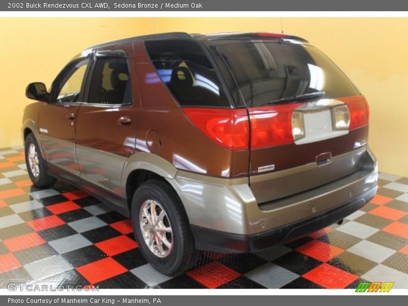 Sedona Bronze / Medium Oak 2002 Buick Rendezvous CXL AWD