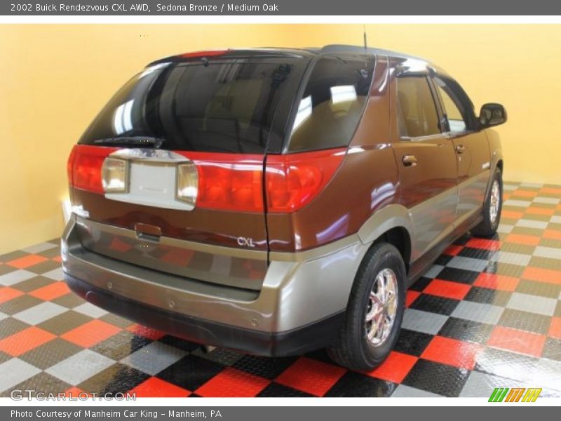 Sedona Bronze / Medium Oak 2002 Buick Rendezvous CXL AWD