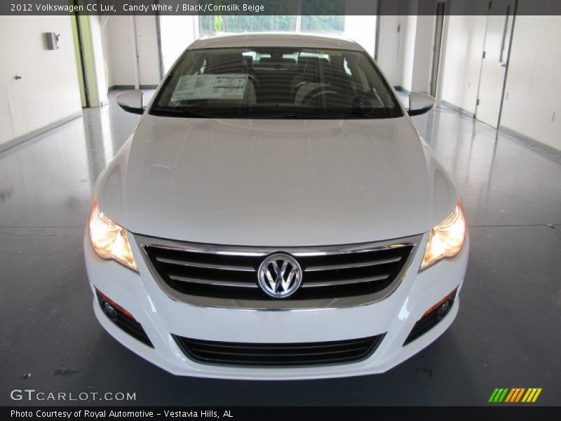 Candy White / Black/Cornsilk Beige 2012 Volkswagen CC Lux