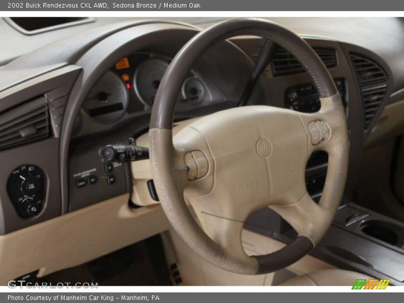 Sedona Bronze / Medium Oak 2002 Buick Rendezvous CXL AWD