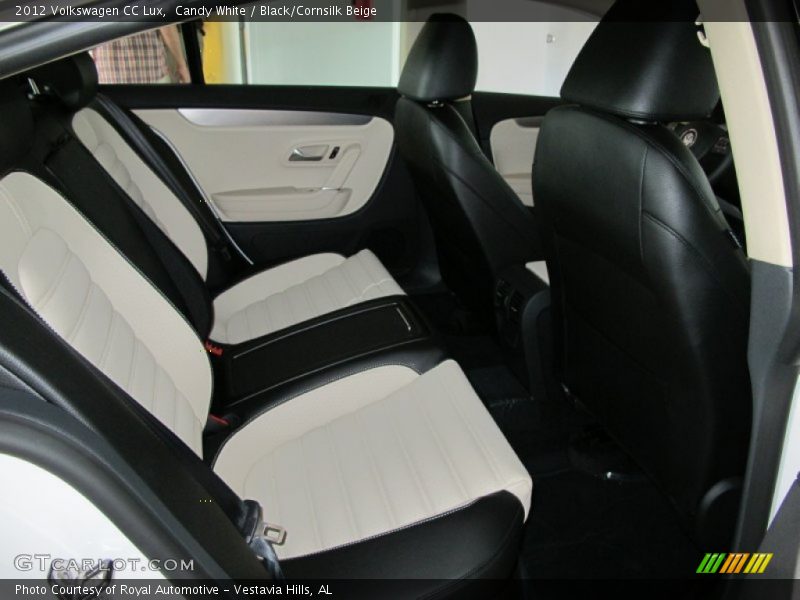 Candy White / Black/Cornsilk Beige 2012 Volkswagen CC Lux