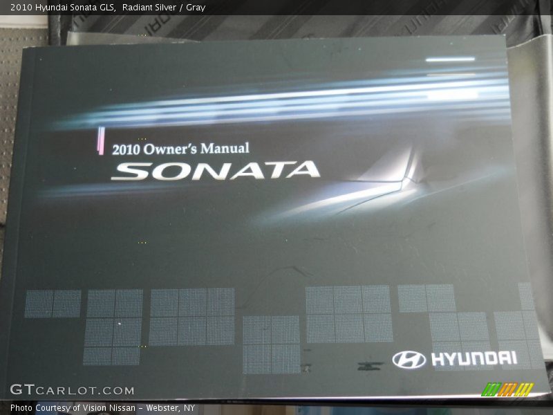 Radiant Silver / Gray 2010 Hyundai Sonata GLS