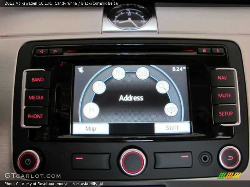 Candy White / Black/Cornsilk Beige 2012 Volkswagen CC Lux