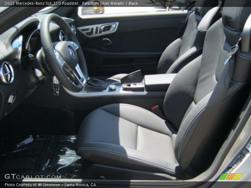  2012 SLK 350 Roadster Black Interior
