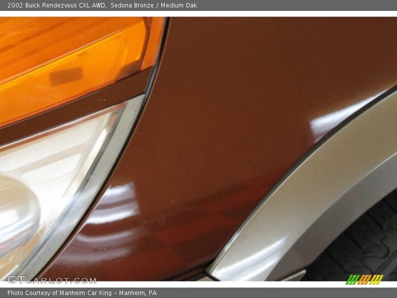 Sedona Bronze / Medium Oak 2002 Buick Rendezvous CXL AWD