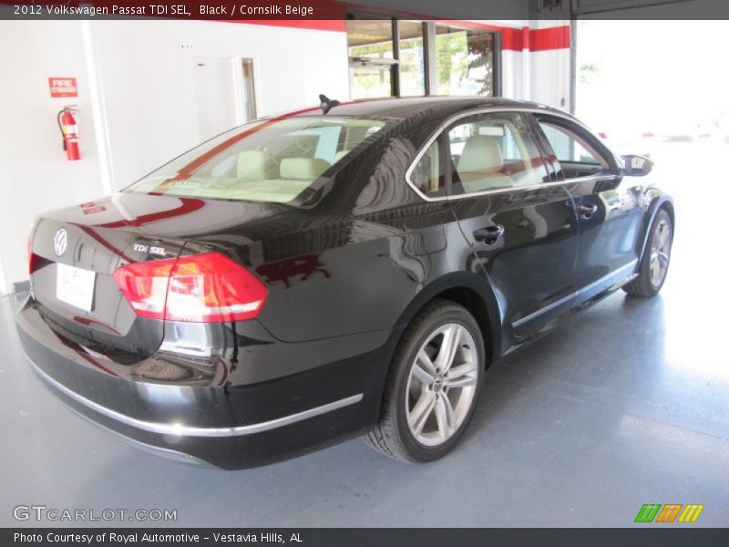 Black / Cornsilk Beige 2012 Volkswagen Passat TDI SEL