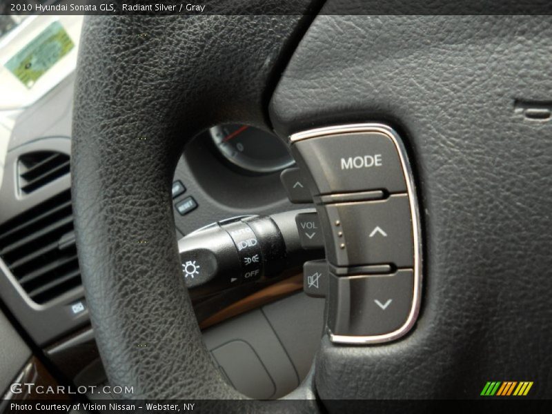 Radiant Silver / Gray 2010 Hyundai Sonata GLS