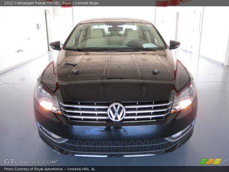 Black / Cornsilk Beige 2012 Volkswagen Passat TDI SEL