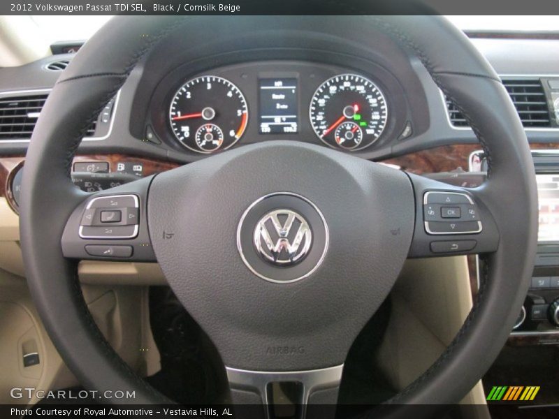  2012 Passat TDI SEL Steering Wheel