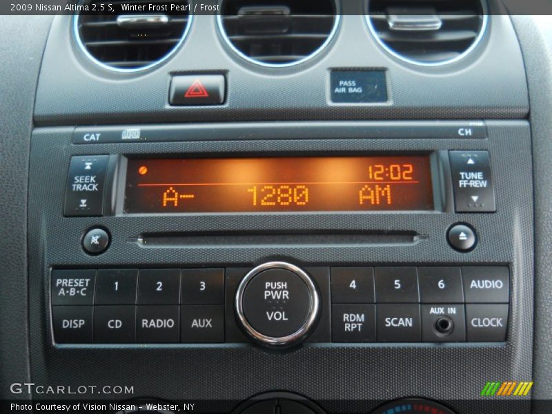Winter Frost Pearl / Frost 2009 Nissan Altima 2.5 S
