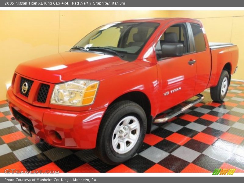 Front 3/4 View of 2005 Titan XE King Cab 4x4