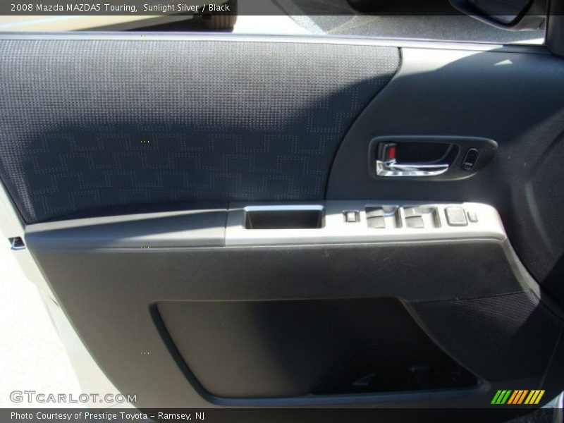 Sunlight Silver / Black 2008 Mazda MAZDA5 Touring