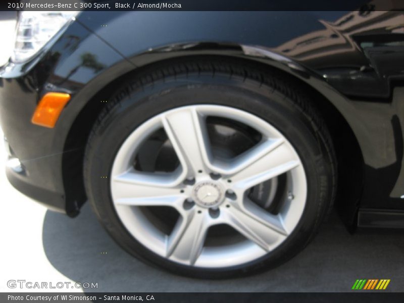 Black / Almond/Mocha 2010 Mercedes-Benz C 300 Sport
