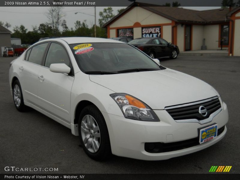 Winter Frost Pearl / Frost 2009 Nissan Altima 2.5 S