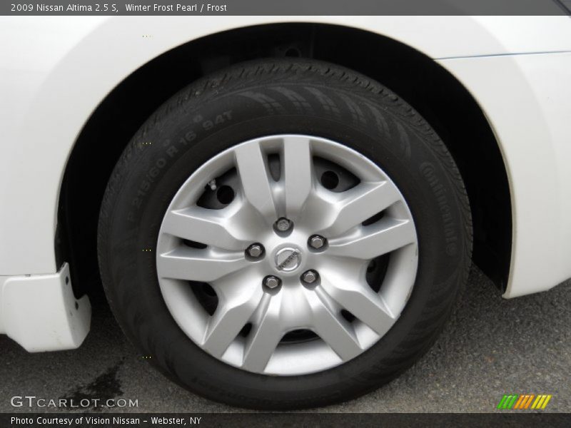 Winter Frost Pearl / Frost 2009 Nissan Altima 2.5 S