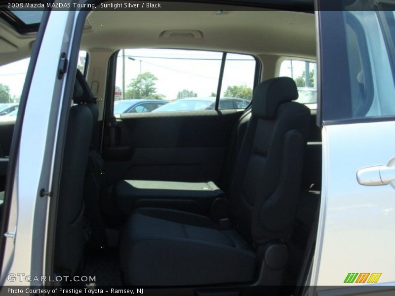 Sunlight Silver / Black 2008 Mazda MAZDA5 Touring