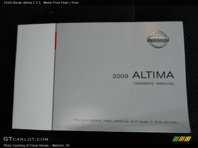 Winter Frost Pearl / Frost 2009 Nissan Altima 2.5 S