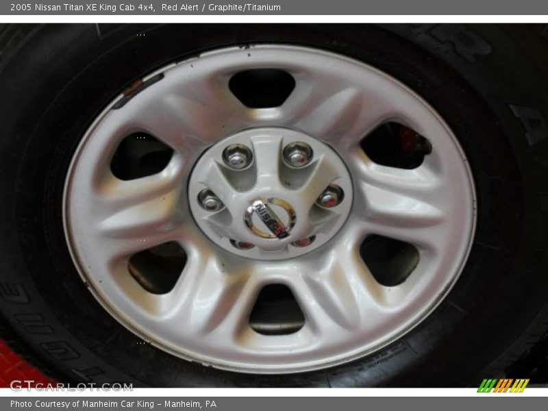 Red Alert / Graphite/Titanium 2005 Nissan Titan XE King Cab 4x4