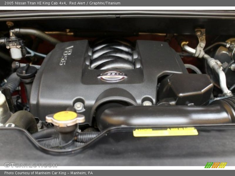 Red Alert / Graphite/Titanium 2005 Nissan Titan XE King Cab 4x4