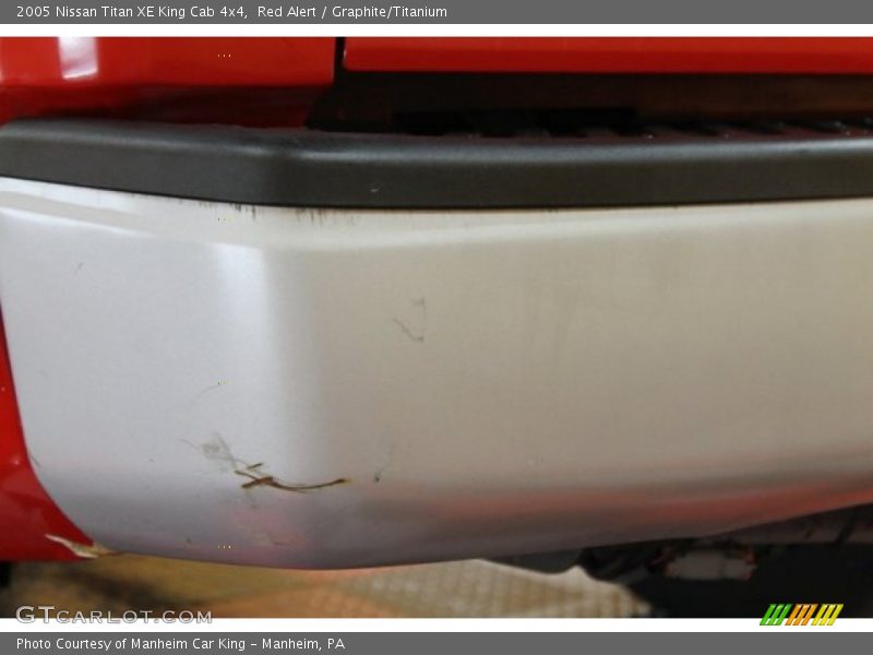 Red Alert / Graphite/Titanium 2005 Nissan Titan XE King Cab 4x4