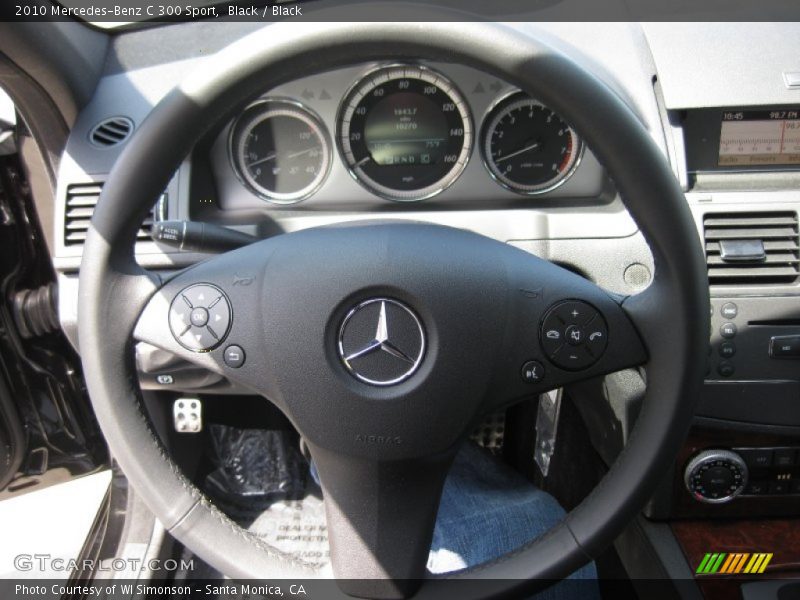 Black / Black 2010 Mercedes-Benz C 300 Sport