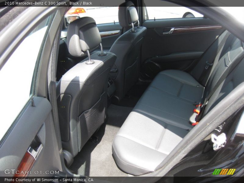 Black / Black 2010 Mercedes-Benz C 300 Sport