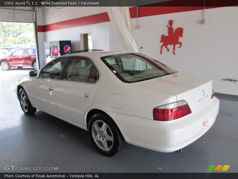 White Diamond Pearl / Parchment 2002 Acura TL 3.2