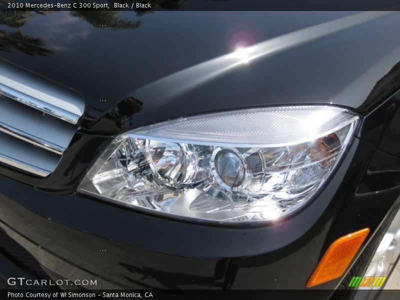 Black / Black 2010 Mercedes-Benz C 300 Sport