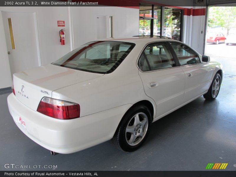 White Diamond Pearl / Parchment 2002 Acura TL 3.2