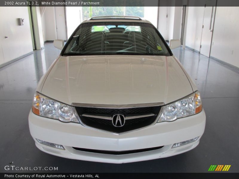 White Diamond Pearl / Parchment 2002 Acura TL 3.2